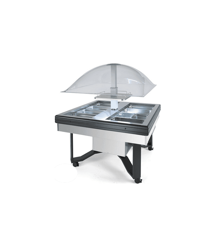 Salad bar réfrigéré 8 bacs chic et design - Equipement CHR