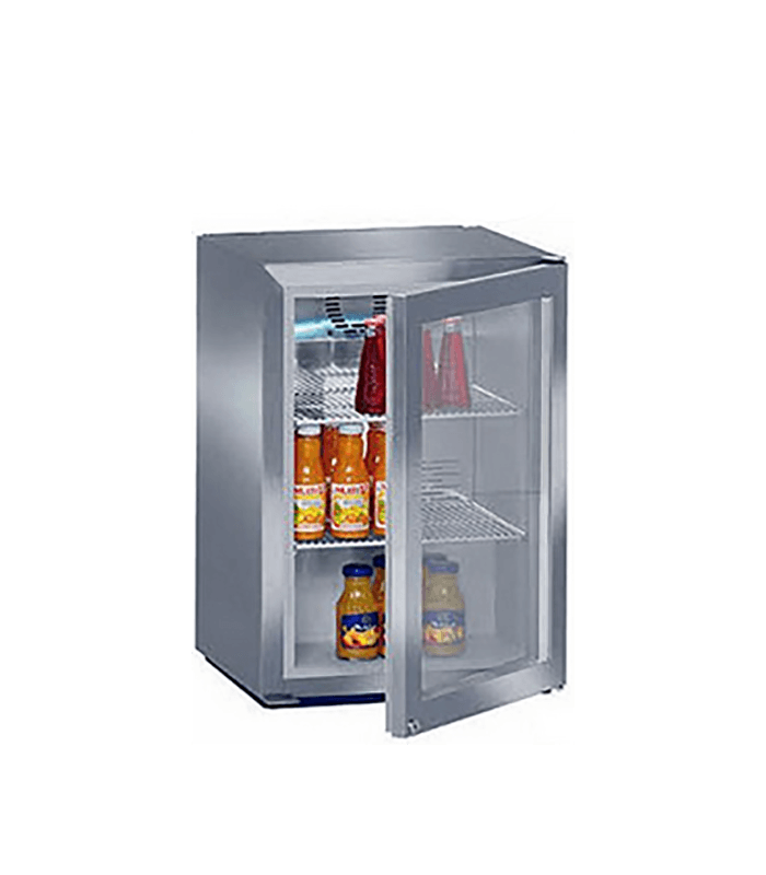 Armoire à boisson inox 45 litres LED, vitrine à boisson