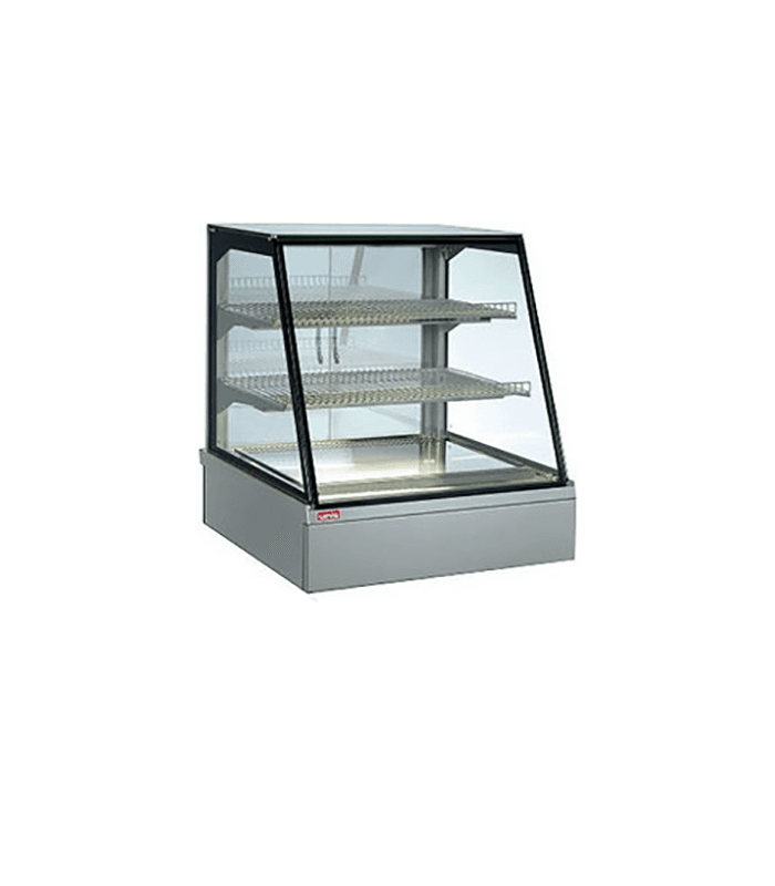 Vitrine comptoir chauffante température +30°C/ +85°C,  GN2/1 ou GN 3/1 - GN 2/1