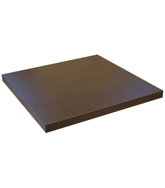 Mobilier de restauration - Plateau de table carré différents coloris - Carré en chêne Moorland  (600mm)