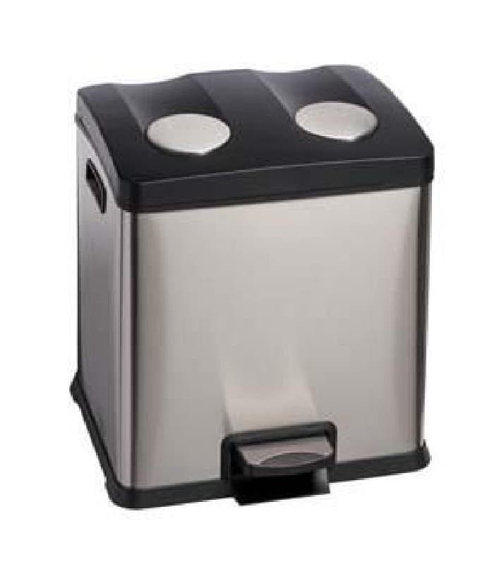 Poubelle à pédale pour tri selectif - 3x12L