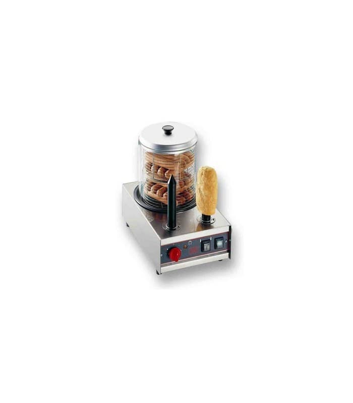 Machine à hot dog  avec 2 plots chauffés - CB