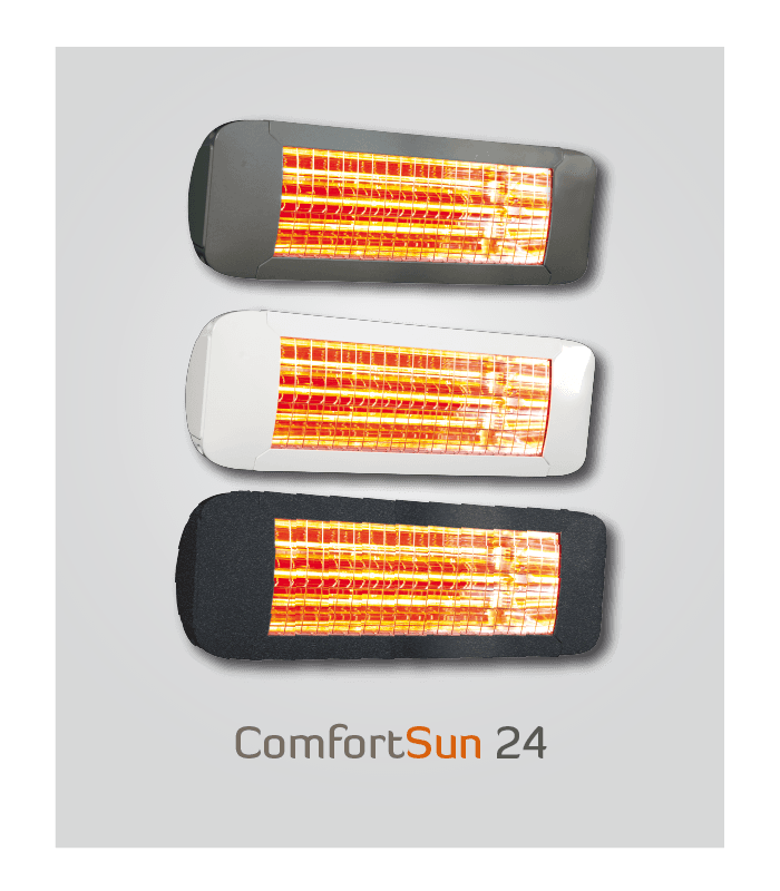 Chauffage à infrarouge "ComfortSun 24" - équipement CHR - sans interrupteur