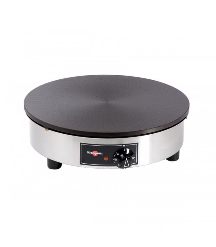 Crêpière KRAMPOUZ électrique en fonte usinée Ø 40 cm - Crêpière professionnelle - 40 cm