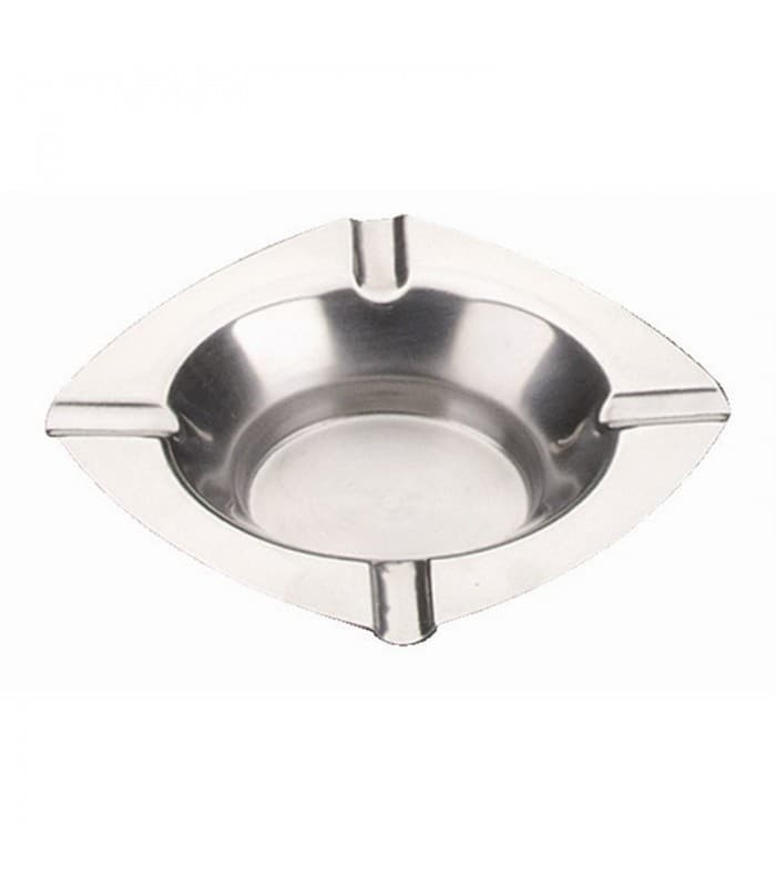 Cendrier en inox Olympia - PROMOSHOP