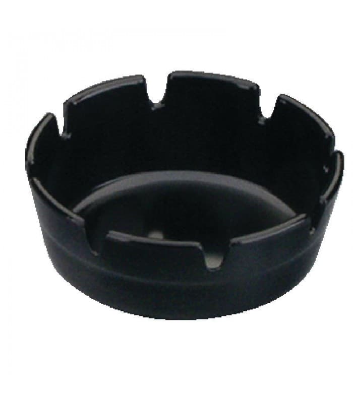 Cendrier noir en mélamine Krystallon - PROMOSHOP