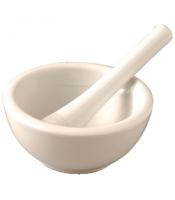 Pilon et mortier en porcelaine 115 mm - Vogue