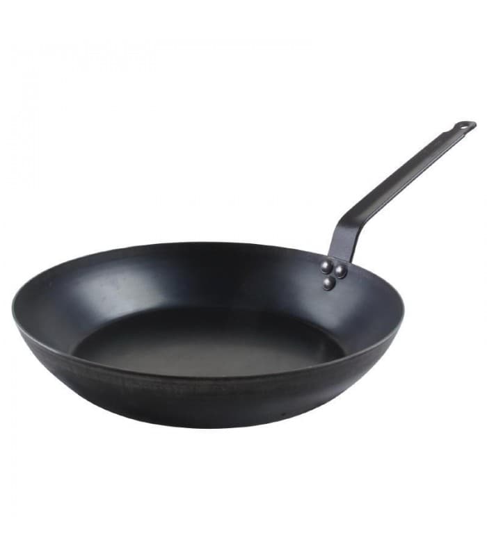 Poêle induction en tôle bleue 200mm De Buyer - PROMOSHOP