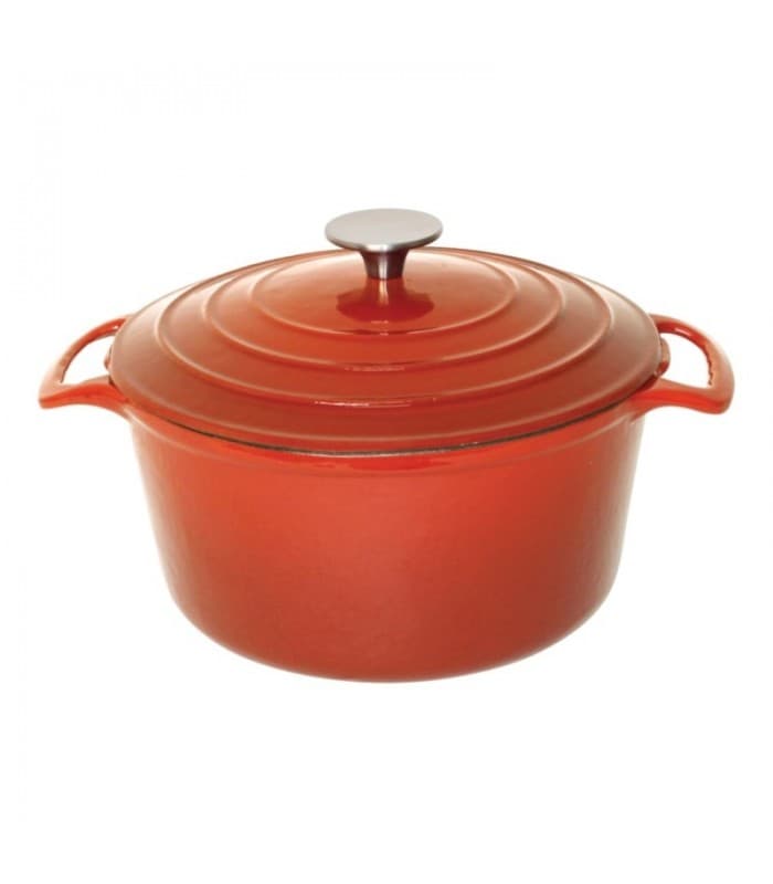 Grande cocotte ronde orange Vogue - PROMOSHOP