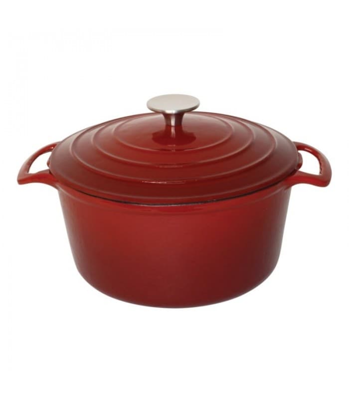 Grande cocotte ronde rouge Vogue - PROMOSHOP