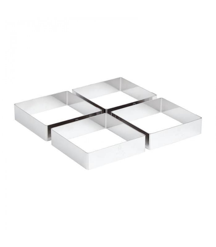 Carrés à tarte lot de 4 Mafter - PROMOSHOP