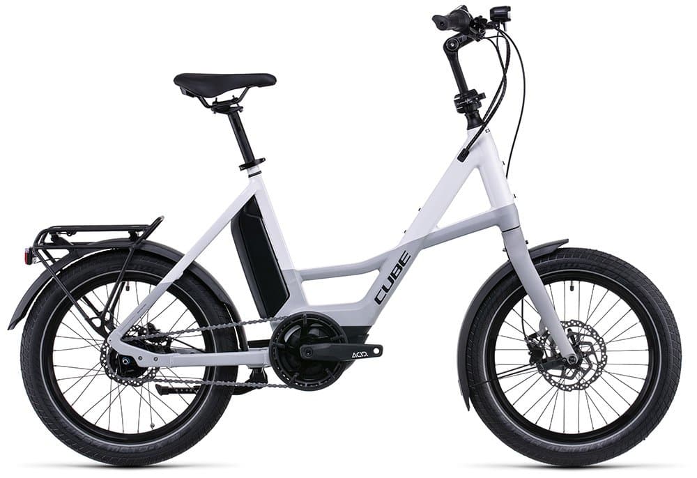 Cube Compact Hybrid 500 grey´n´white - one size