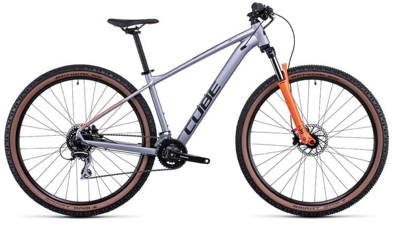 Cube Aim Race silver´n´orange - L (20")