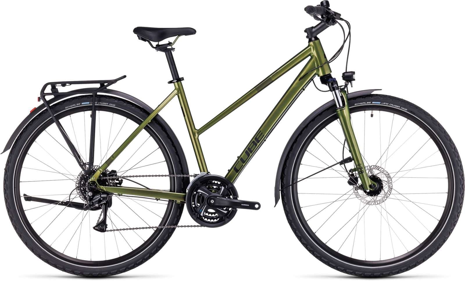 Cube Nature Allroad Lady shinymoss´n´black - XS (Trapeze 46cm)
