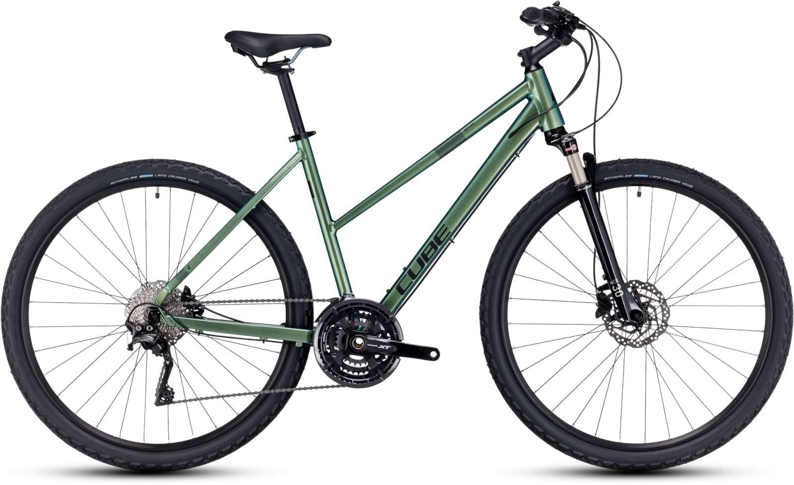 Cube Nature EXC Lady verde´n´black - S (Trapeze 50cm)