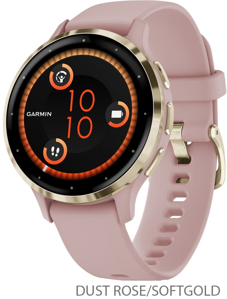 Garmin Venu® 3S – GPS Multisport Smartwatch – Rosa