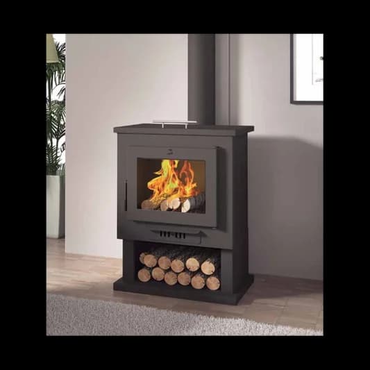 Poêle à bois chauffe plat - FIREMATIC Utha 11 kW