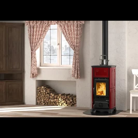 Poêle à bois céramique - LA NORDICA Emiliana 6.5 kW
