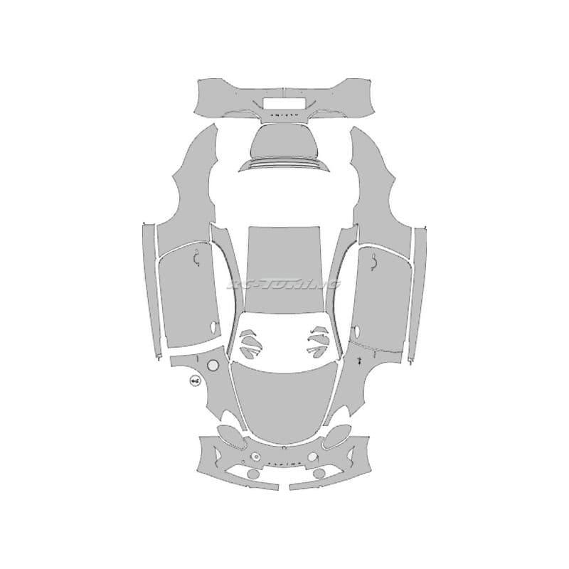 Film de protection PPF complet pour Alpine A110 - Transparent mat
