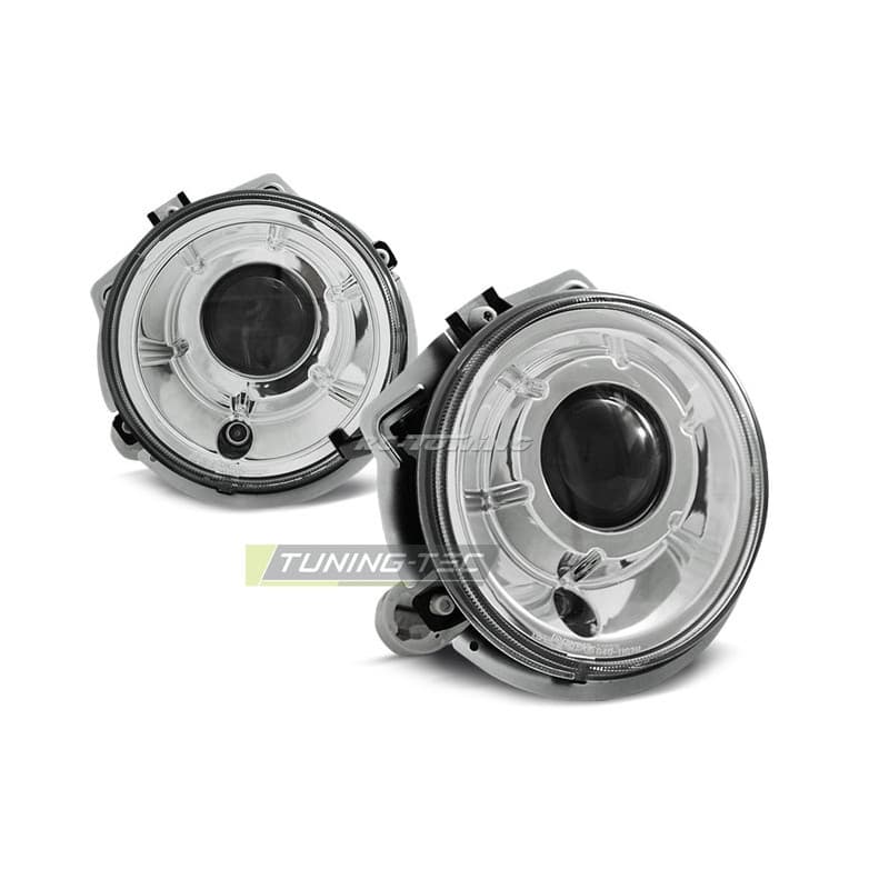 Phares Avant Mercedes G W461/W463 92-06 Chrome
