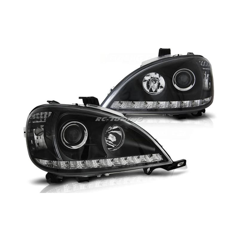 Phares Avant Daylight Mercedes W163 ML 09.01-05 Noir