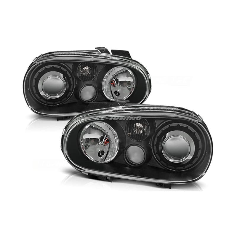 Phares Avant Look R32 Volkswagen Golf 4 09.97-09.03 Noir