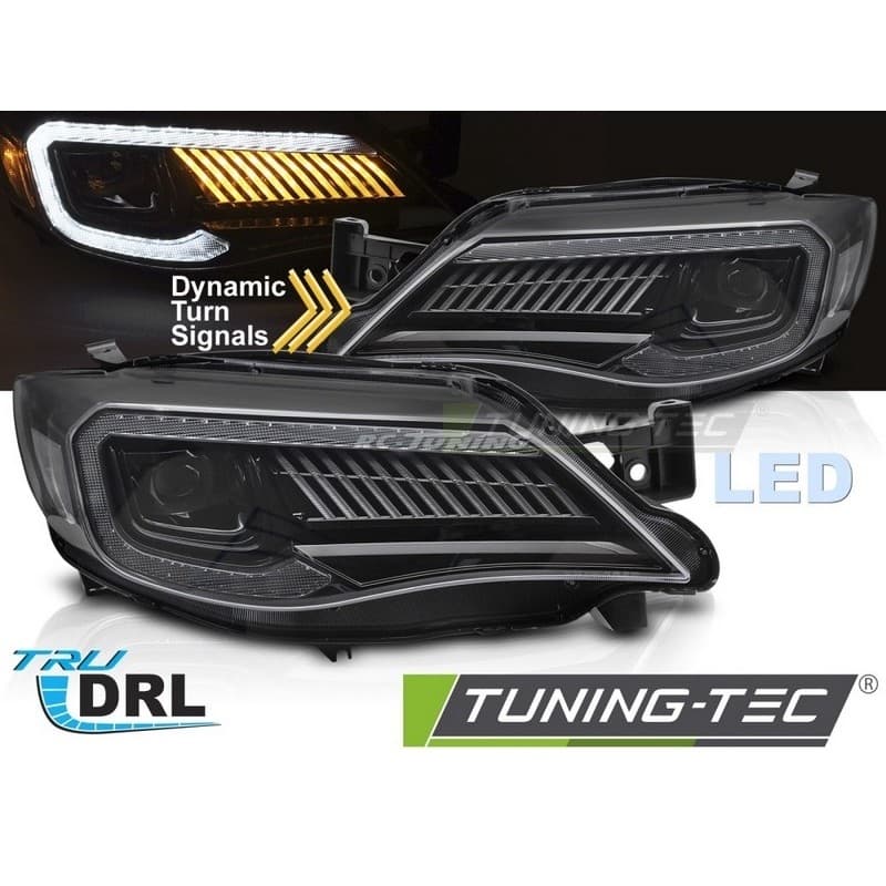 Phares avant Tube Light LED pour Subaru WRX 08-14