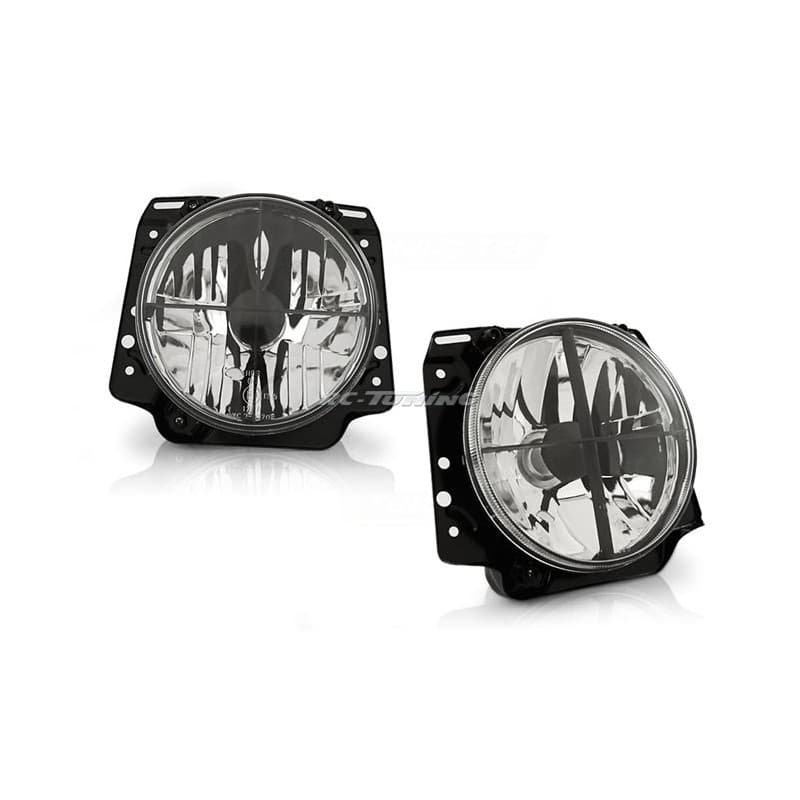 Phares Avant Volkswagen Golf 2 08.83-08.91 Chrome