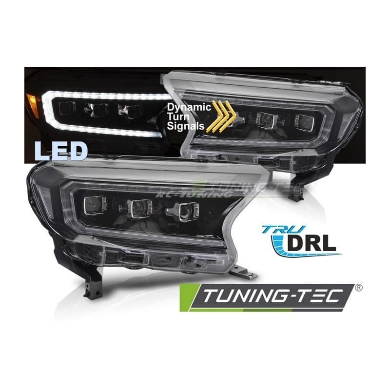 Phares avant LED pour Ford Ranger V 16-22