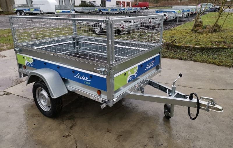 Reboque Cadiz 205x132x39 + extensões de ecrã de 50cm, novo, com 2 anos de garantia.