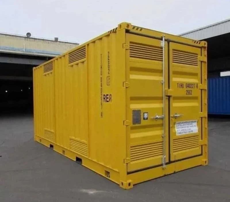 Contentores de transporte de 20 pés