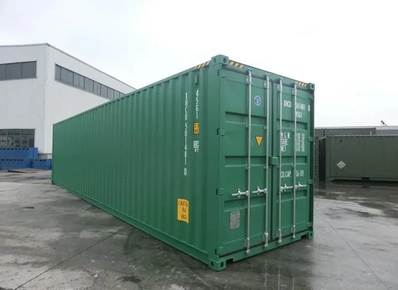 Contentor marítimo High Cube de 40 pés – Novo
