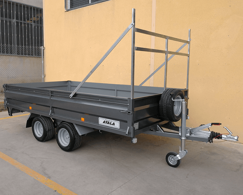Reboque 2 Eixos 3.000 x 1.800 x 400 Rodas por Baixo - MMA 750 kg