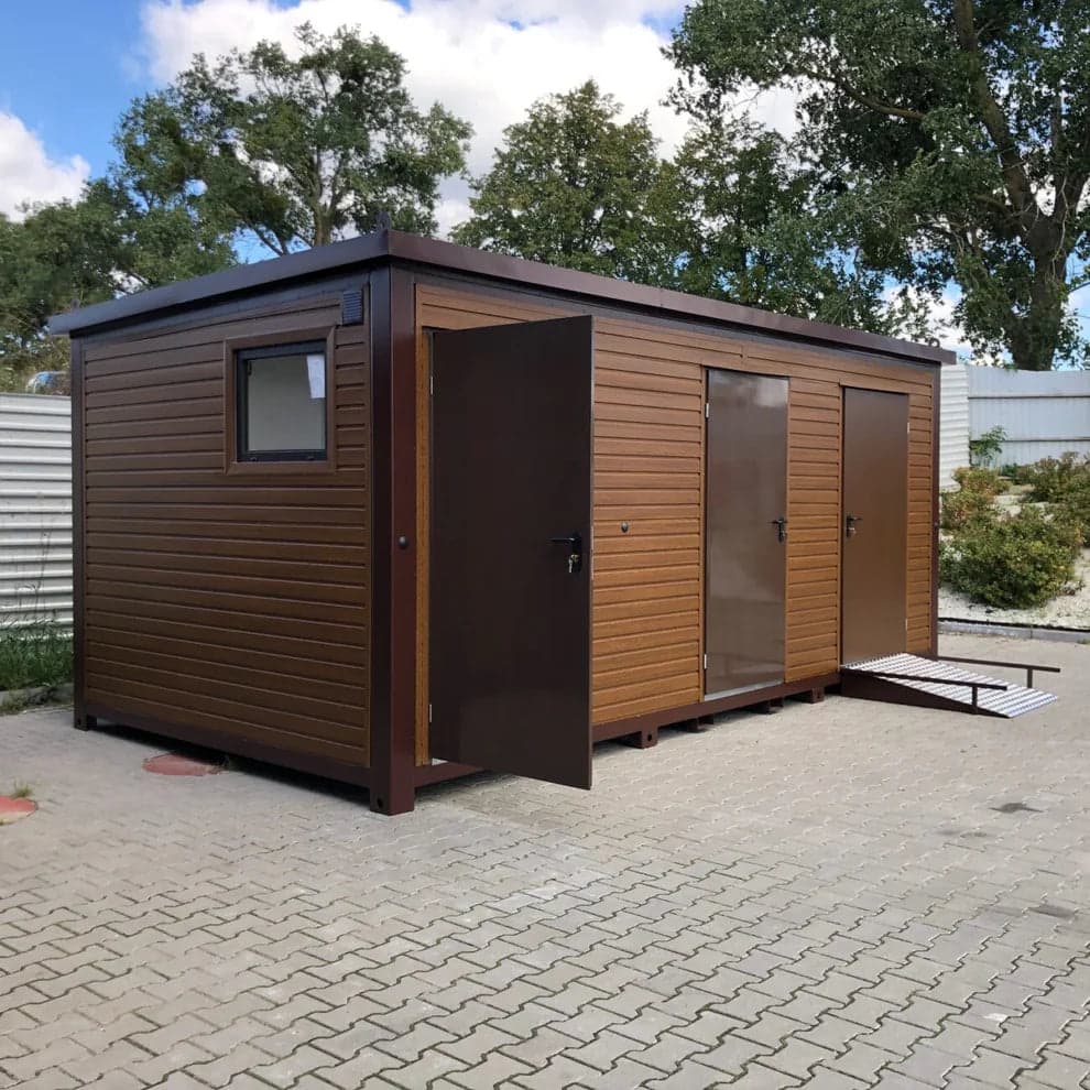 Contentor Sanitário em Painel Sandwich com Acesso PMR 6,00 x 3,00 m