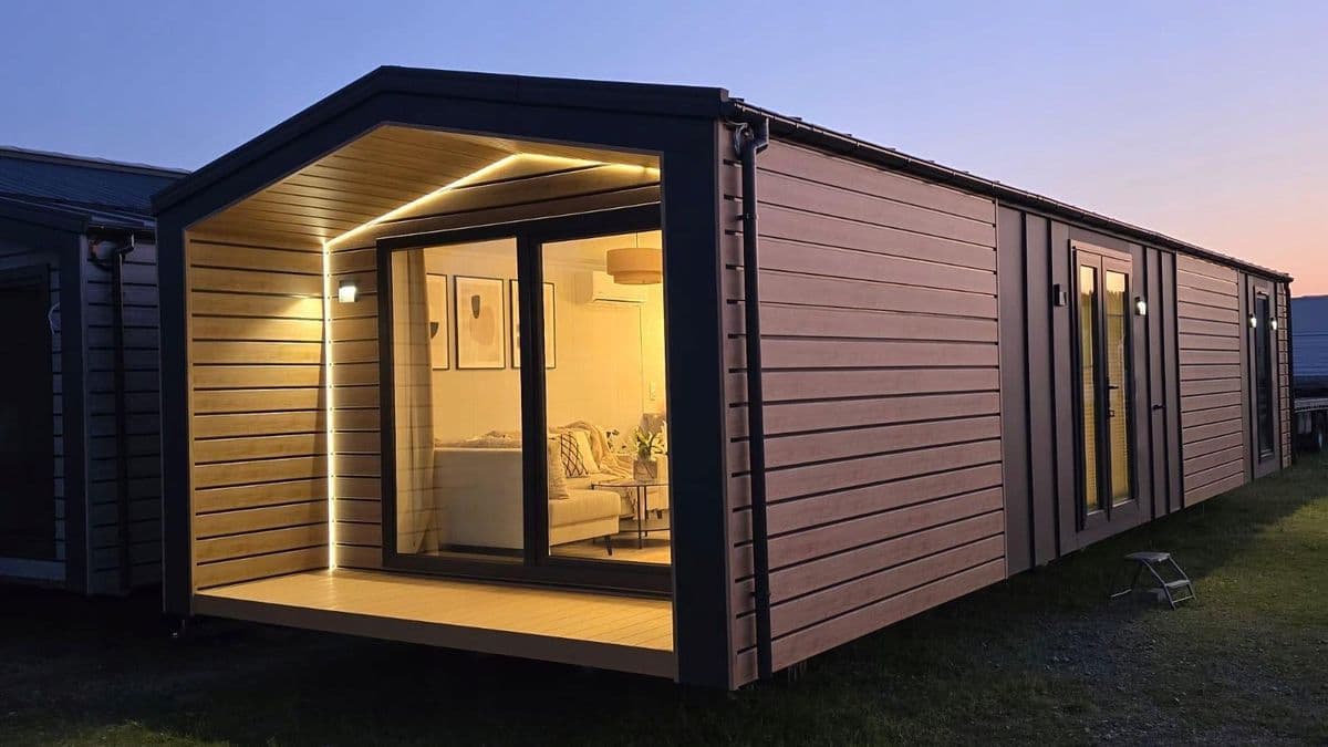 Casa Móvel Beryl Shadow Turner Chêne Malt (14,00 x 4,13 m)