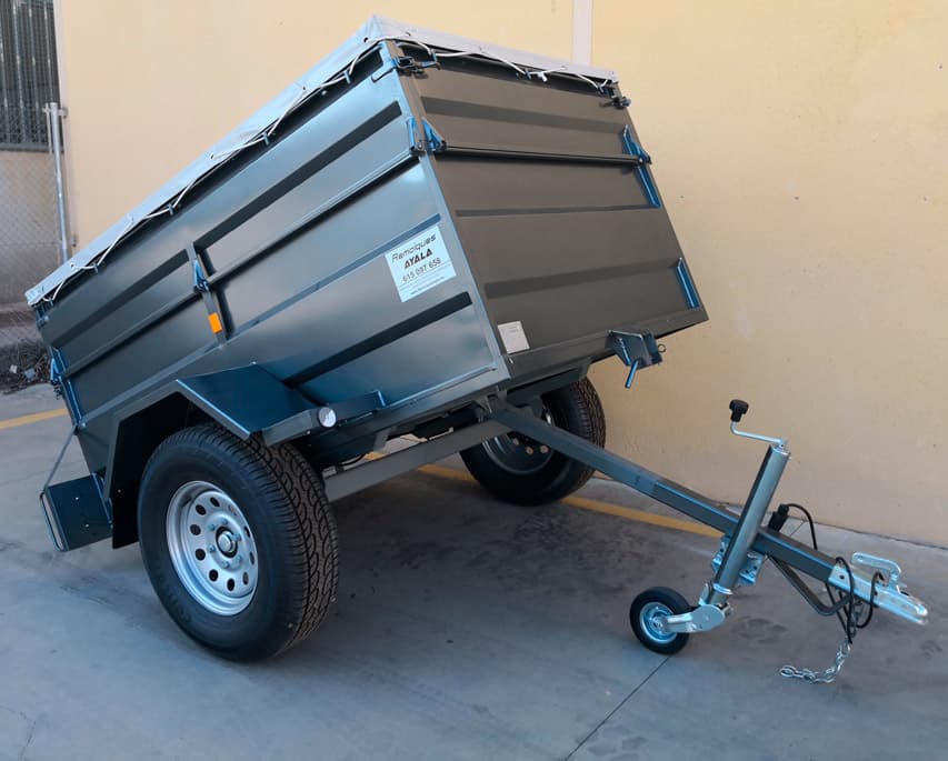 Reboque 4×4 Basculante por Inércia 2.000 x 1.300 x 600 + 350 - MMA 750 kg