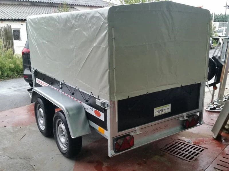 Reboque de Bagagem Boro Niewiadow BOK725D Galvanizado (MMA 750 kg)