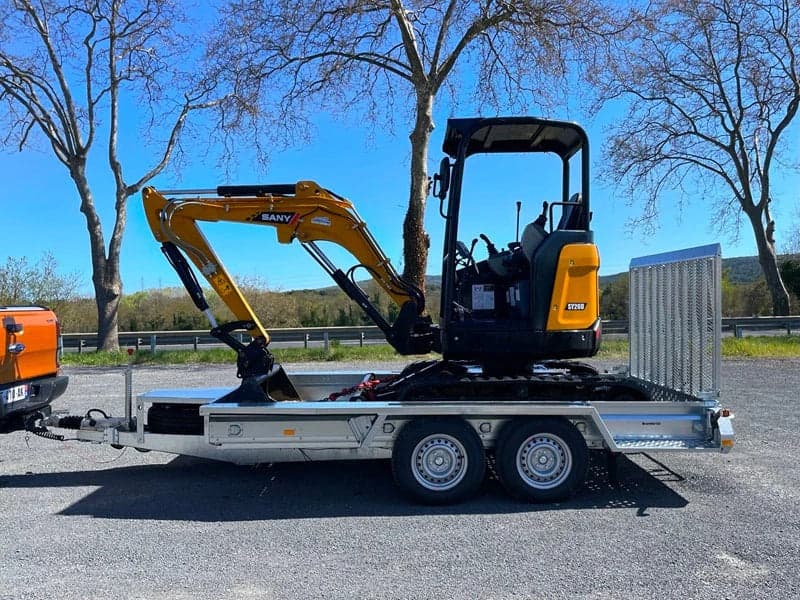 Reboque Porta-Máquinas Brenderup MT 3600 (3,60 x 1,79 m - MMA 3500 kg)