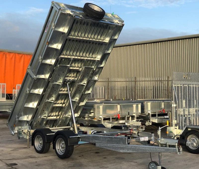 Reboque Basculante Indespension 2 Eixos (2,47 x 1,61 m - MMA 2700 kg)
