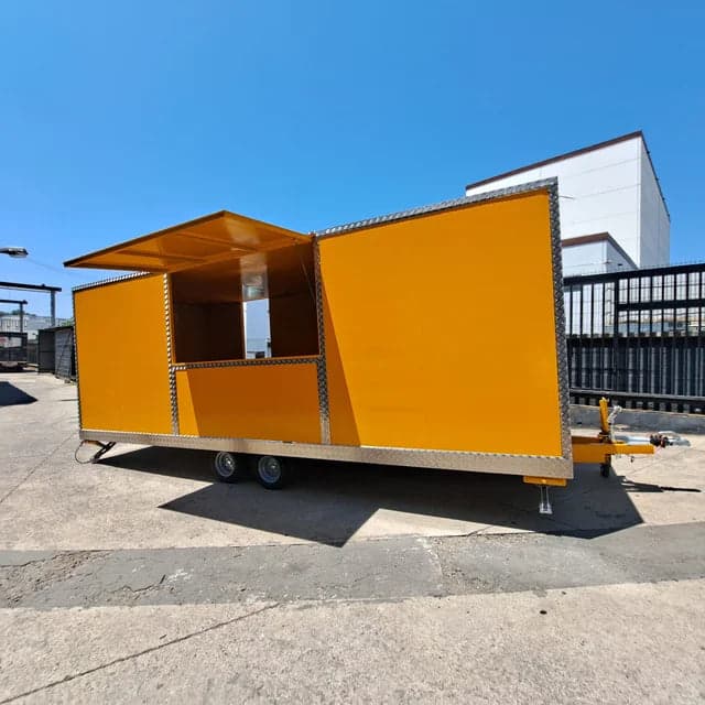 Reboque Food Truck Modular Profissional Eixo Duplo