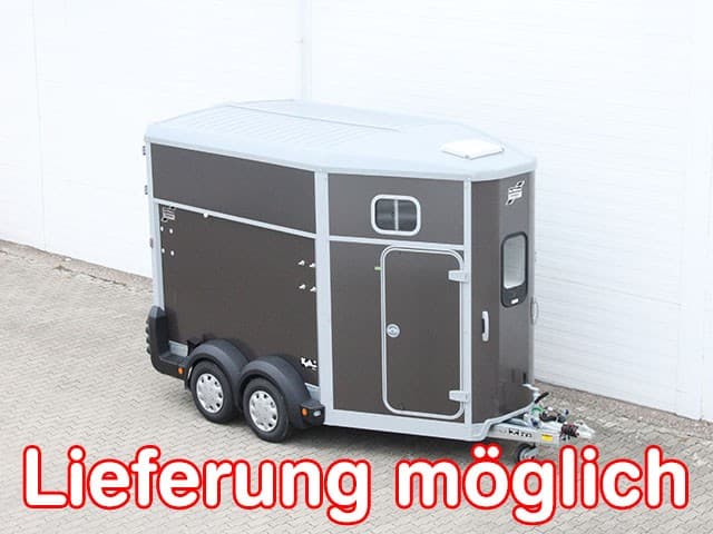 Ifor Williams Pferdeanhänger HB511|Sattelkammer|anthrazit-Neu