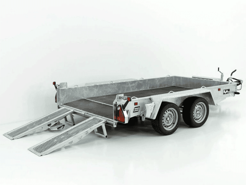 Variant Baumaschinenanhänger Maxi Load 161×305 3,5t|Skids|Beavertail Heck-Neu