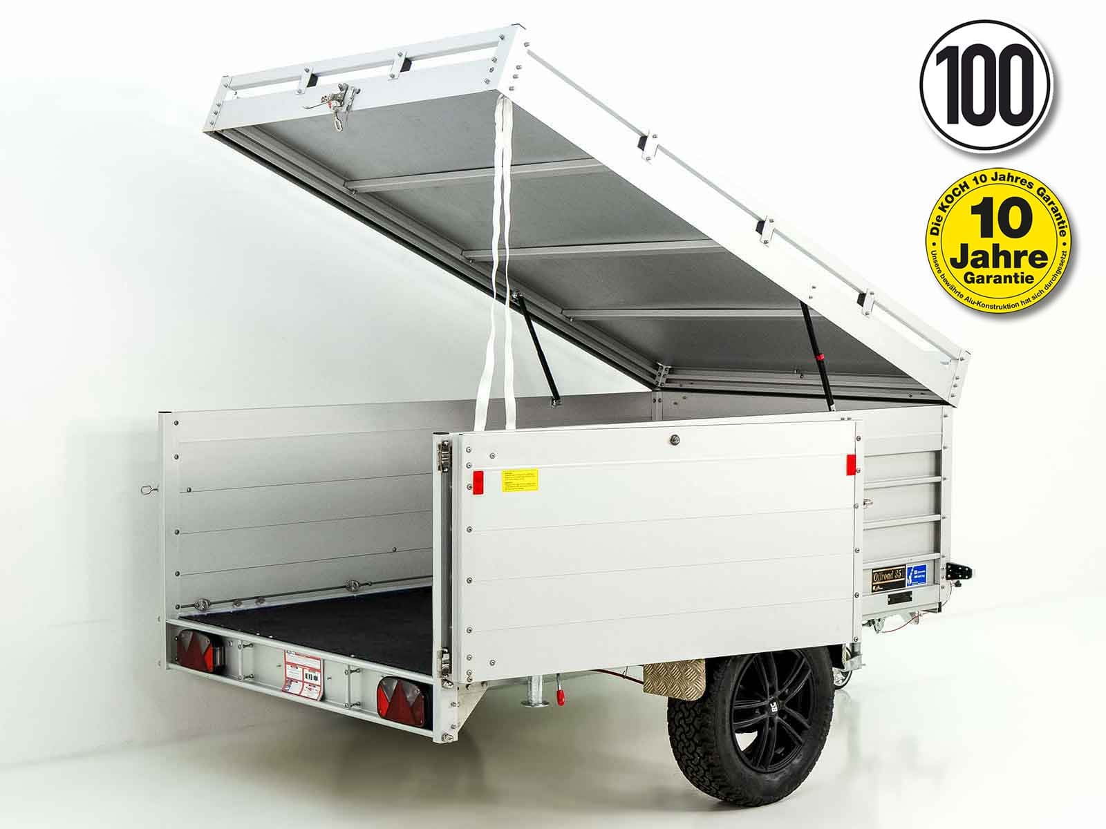 Deckelanhänger „CROSSLINE“ 150x250cm 1300kg | Höhe 80cm Typ 6.13-Neu
