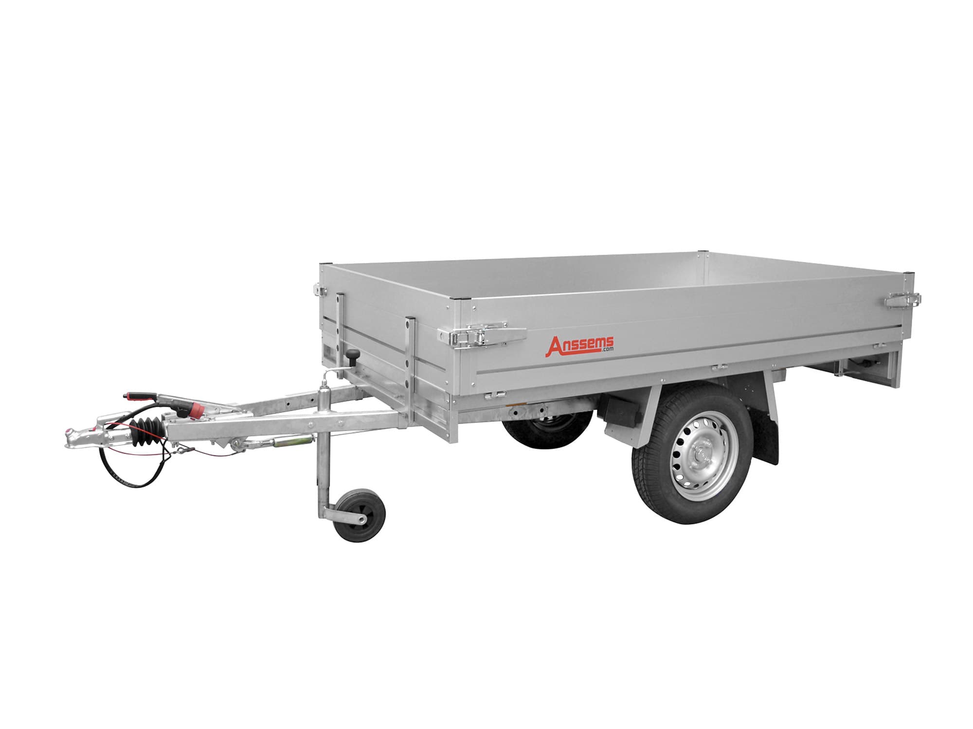 Anssems Plattformanhänger PLTB 1000.231x132 – 231x132 cm, 1000 kg, Tandem