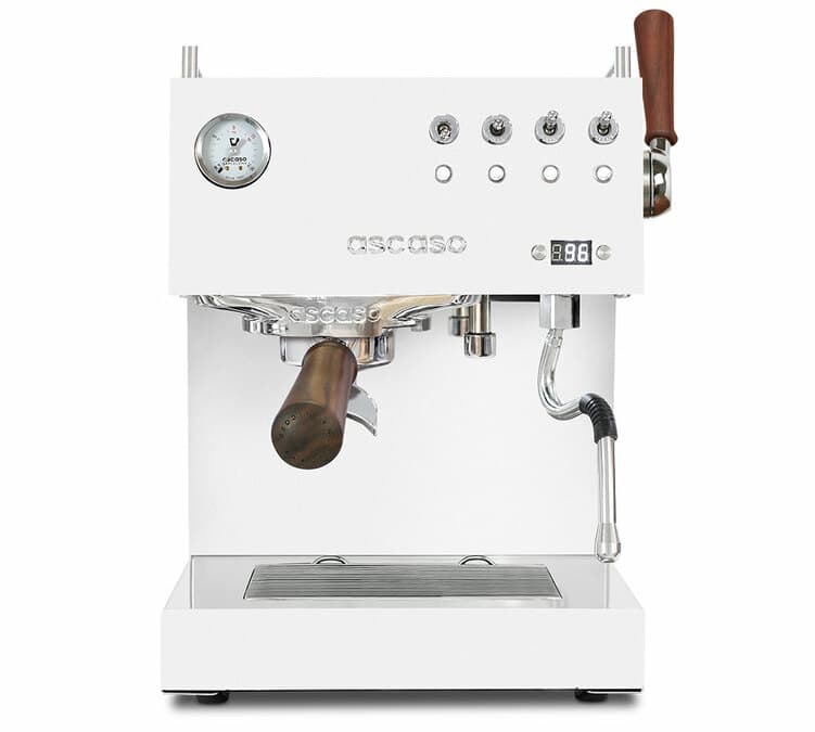 Ascaso Steel Duo PID PLUS Siebträgermaschine weiss-Holz