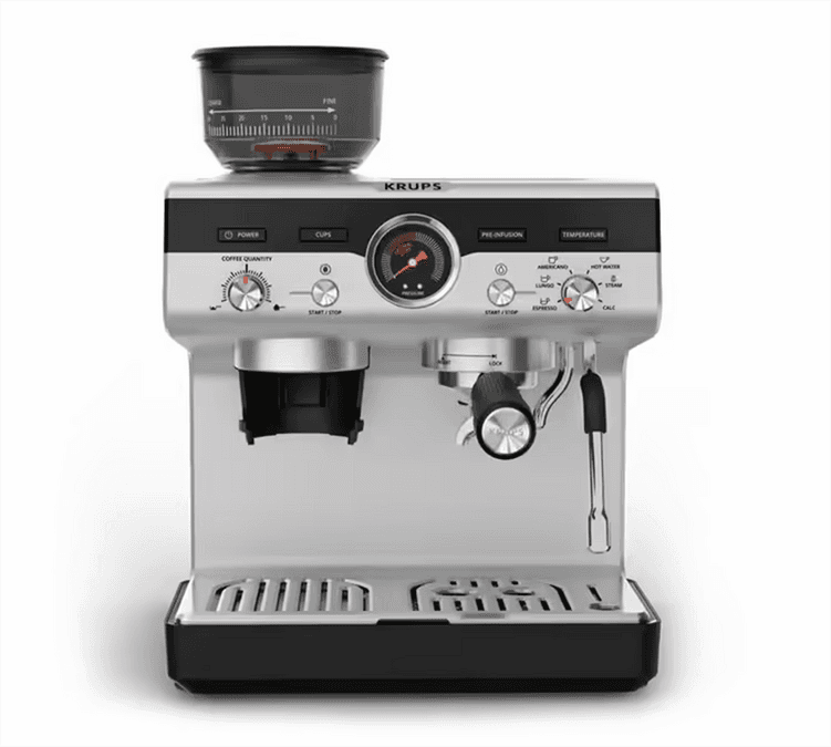 Krups - Siebträgermaschine -  Precision Plus - Edelstahl