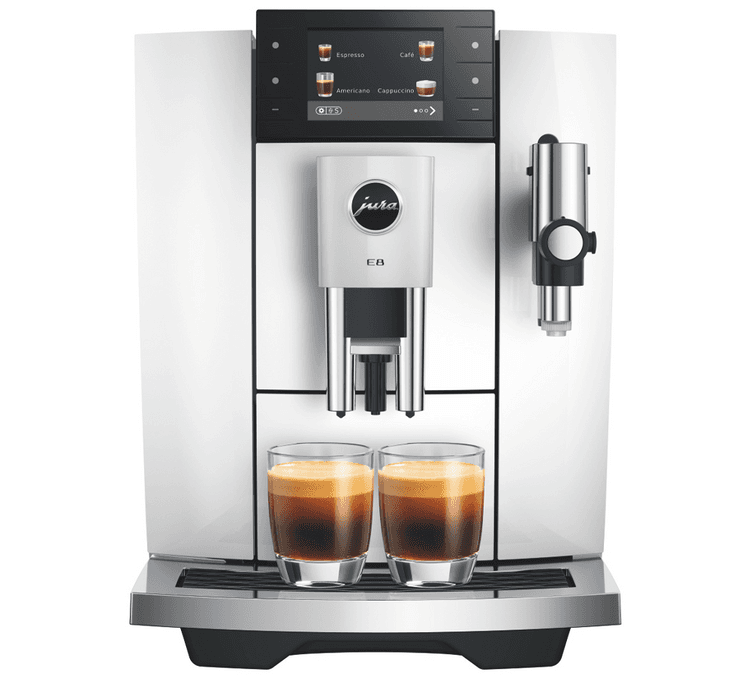 Jura  E8 - Kaffeevollautomat Diamond White (ED)