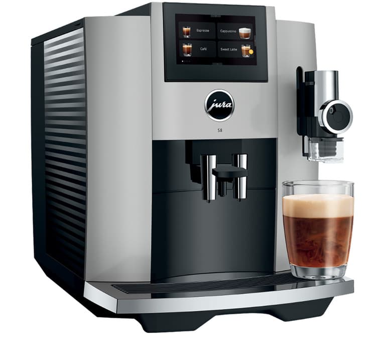 Jura - Kaffeevollautomat S8 EB Platin inklusive Smart Connect