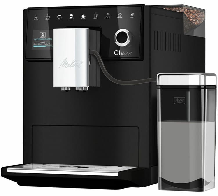 Melitta - Kaffeevollautomat CI-Touch mit integriertem Mahlwerk - Schwarz