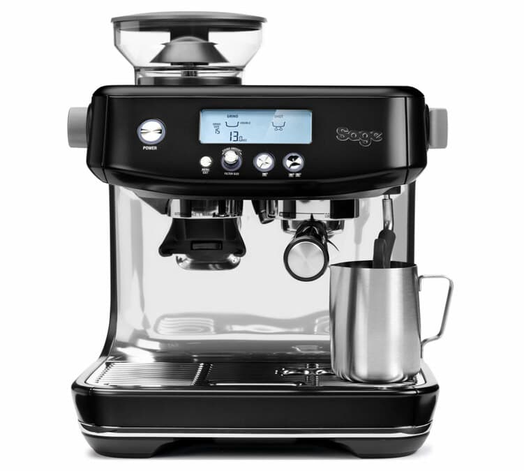 Sage - Siebträgermaschine The Barista Pro - Edelstahl schwarz